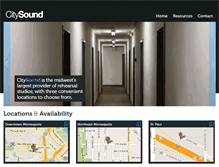 Tablet Screenshot of citysound.us